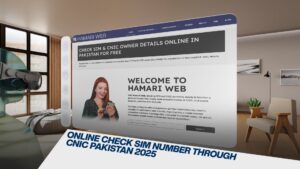Online Check SIM Number Through CNIC Pakistan 2025