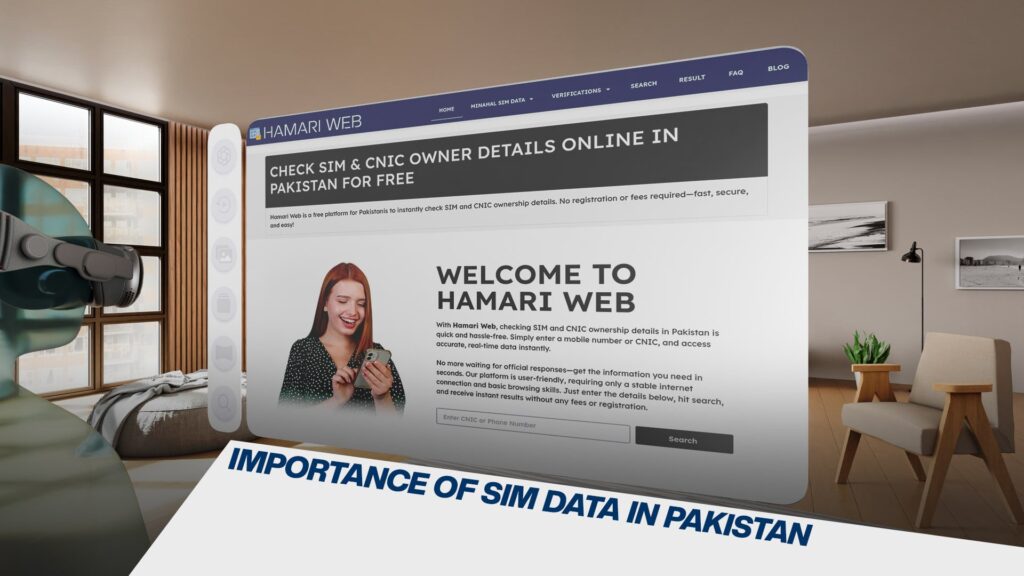 Importance of SIM Data in Pakistan