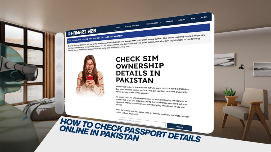 How to check Passport Details Online in Pakistan