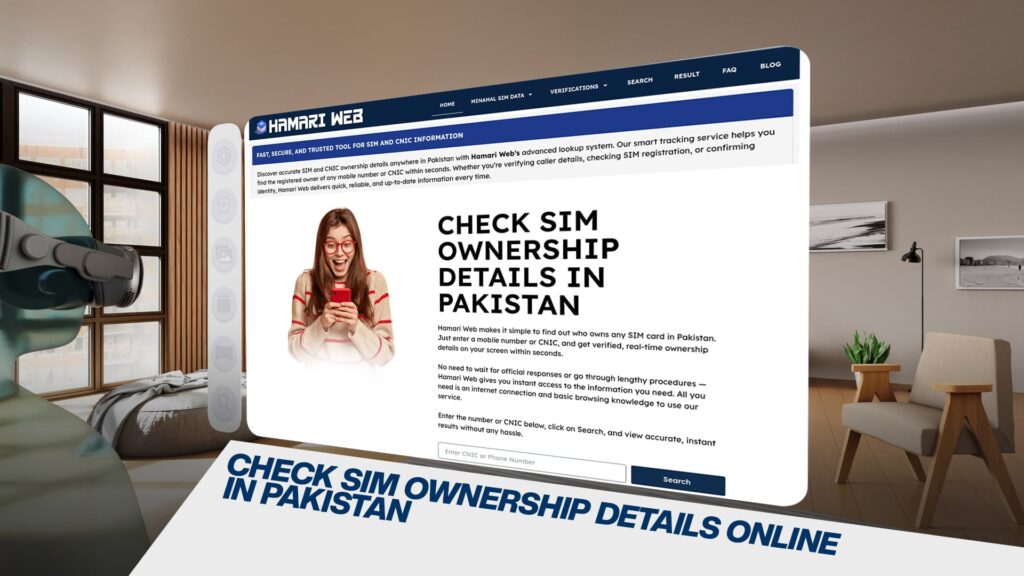 Check SIM Ownership Details Online in Pakistan